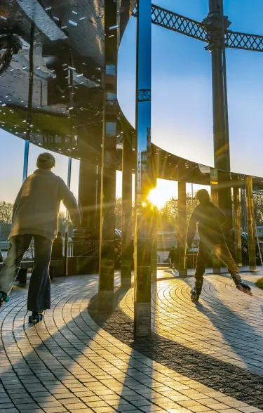 Gasholders Renovation, King's Cross, London
