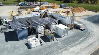 Hybrid Renewable Energy Powering Holcim’s Mobile Concrete Plants