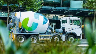 Holcim Australia Brand Launch Image - Melbourne Concrete Truck