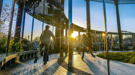 Gasholders Renovation, King's Cross, London