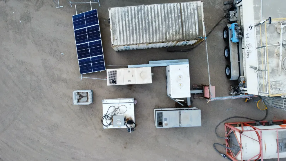 Holcim Pbattery-powered Mobile Concrete Batching Plant