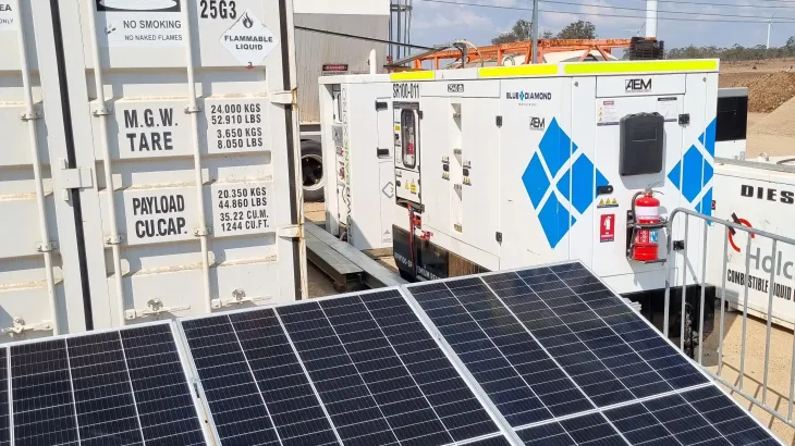 Holcim Pbattery-powered Mobile Concrete Batching Plant