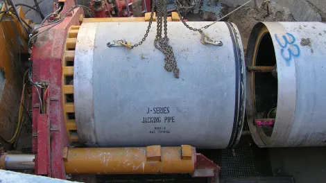 Sewer pipes – jacking