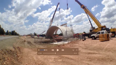 Humes Two-Piece Precast Arch Systems – Installation 