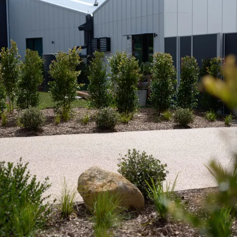 Geostone decorative concrete at The Block tv show 2024